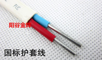 Wire and cable 2-core aluminum core hard sheathed wire BLVVB2X4 square national standard 100 meters