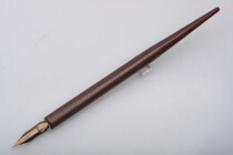 American classical dip pen nib Chinese calligraphy practice ink test Pure wood pen holder Metal buckle