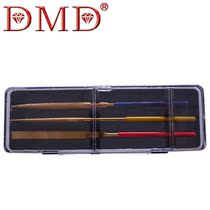Factory direct DMD diamond file knife set titanium-plated kingpin file flat round