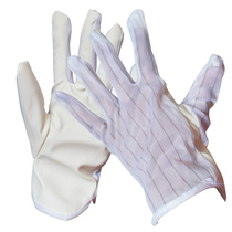 cm with leather PU gloves nylon PU coating anti-static dust and dust-free electronics factory Non-hair gloves