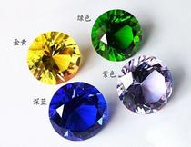 Crystal diamond home decoration counter decoration Mobile phone glasses Jewelry Geometric glass diamond wedding room ornaments