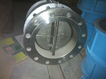 H46H-150LB 300LB Standard Double Flange Check Valve Butterfly Model Double Plate Cast Steel Stainless Steel Check Valve 80