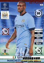 Panini Panini 2014-2015 Champions League Star Card KP Core Player 319 Yaya Touré