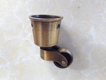 Round cup copper caster universal wheel shelf caster furniture caster sofa swivel chair wheel sofa caster pulley