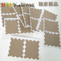 Stamp sealing sticker blank Kraft paper DIY graffiti sealing sticker sticker 360 sticker price