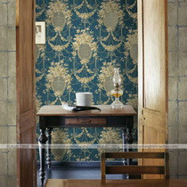 Large Flower Panes Ab Editions US Import of Sibrooke Seabrook pure paper wallpaper Wallpaper American Living Room