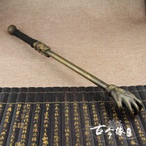 New antiques miscellaneous collection copper crafts pure copper brass massage claws exquisite old grasps ornaments