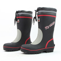 Spring and summer new steel baotou rain boots high tube breathable non-slip anti-smashing rain boots waterproof non-slip iron head rubber shoes protective shoes