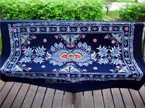 Anshun batik hanging cloth home decoration Guizhou batik single-layer wall painting Guizhou batik long tablecloth tablecloth tablecloth