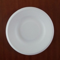 Disposable paper pulp plate cake plate fruit plate hand painting painting paper plate white paper plate barbecue plate 5 inch plate