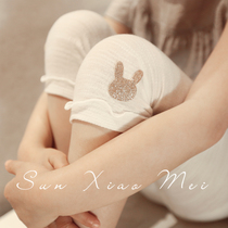 Girls  leggings 2021 new spring and summer childrens foreign style anti-mosquito pants wear outside the three-point pants baby long pants thin section