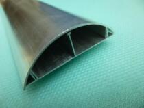 High quality aluminum alloy ground groove arc metal wire slot plate width 60mm * high 15mm network telephone line