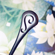 Ebony purple sandalwood hairpin carved lettering customized to send girlfriend and girlfriend bar mitzvah birthday gift