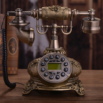 European style retro antique telephone landline fashion creative fixed telephone classical home living room telephone