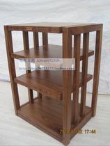 Reputable sound rack KJ-4D solid wood frame type single four-layer cabinet power amplifier rack equipment rack workmanship excellent