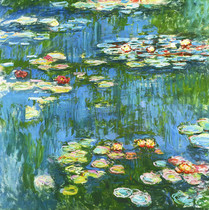 YC283 (France) Monet high-definition oil painting material electronic picture decoration Gallery copy painting