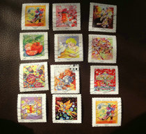 French Letdown Stamps 2014 Blessing Stamps Square 12 All