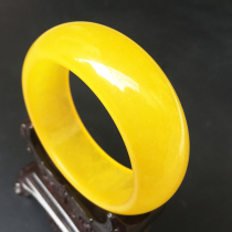 Jade bracelet Xinjiang Hetian Jade gold silk Jade golden bracelet Karamay gold silk jade color female female jade bracelet