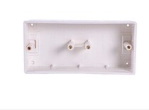 Joint plastic bottom box concealed bottom case double box 86 concealed switch socket bottom case PVC concealed wire box