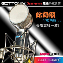 Gottomix Superbottle Super Bottle Condenser Microphone Handmade bottle from UK