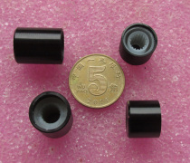 Black aluminum alloy knob plum handle potentiometer for audio exquisite beautiful inner hole φ6mm