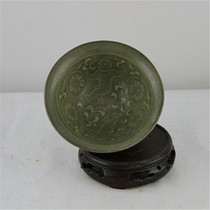 Song Dynasty Yaozhou kiln carved flower doll pattern bowls do old unearthed antique porcelain retro decoration old goods collection antique