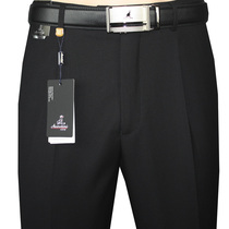 Woodpecker mens summer clothing thin section Western pants Mens middle aged straight cylinder Business working career positive clothing Loose Western Clothing Pants