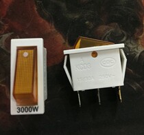 3000W high-power KCD3 electric wok switch Electric pot switch with light boat type switch