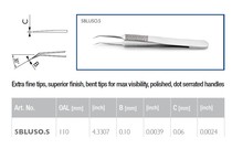 Swiss ideal-tek biological research tweezers 5BLUSO S
