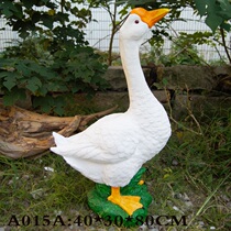 Running water home outdoor simulation animal goose Garden courtyard landscape villa Ceramic fish tank landscape decoration ornaments