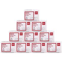 Deli 0018 paper clip Silver paper clip Paper clip Financial office pin buckle needle binding supplies