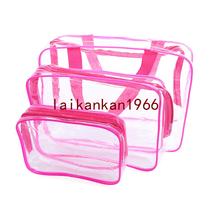 Women Travel Transparent Cosmetic Bag PVC Waterproof Cosmeti