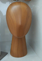 Fake head head mold hat head mold wood grain head mold high-grade glass fiber reinforced plastic head model counter display props model props