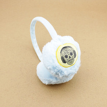 Big Bang Qian Zhilong Hollow Hollow Skull Headset LOGO LOGO Padded velvet earmuffs