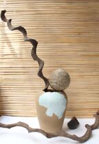 Set wild mountain vine flower art decoration flower arrangement set flower arrangement flower arrangement flower arrangement living room floor ceramic vase