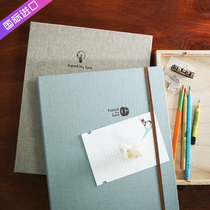 Korea Import Personality Creativity Six-inch Handcrafted diy4X6 plug-in album Album Movie Set Baby Record is thin