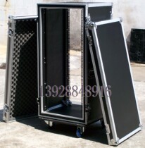 24U shockproof power amplifier chassis aviation box cabinet power amplifier cabinet shock absorption chassis peripheral cabinet