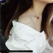 Color Starry Small Deer Tattoo Sticker Waterproof Female Persistence Sensation Elk Original Juku Creative Colorful Little Deer Style