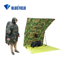 Blue Field Outdoor Climbing Super Light Multifunctional Raincoat Rain Cape rainwear Backpack Raincoats can be made to be covered