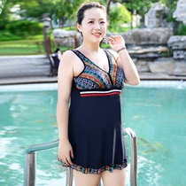 2018 new one-piece flat angle swimsuit suit