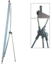 Advertising rack 80*180 easy pull frame inkjet poster X display rack advertising poster display rack