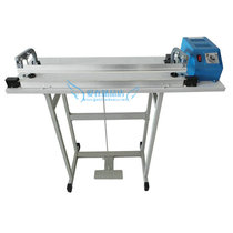 Through type foot sealing machine F-300 400 500 600 Shrink film sealing and cutting machine Foot sealing machine