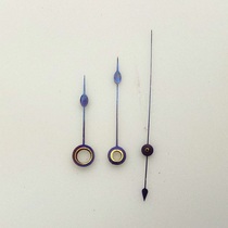 Antique baked blue needle eight-piece pocket watch hours and seconds