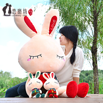 Cute Rabbit plush toy Large girl ragdoll Little White rabbit doll Pillow Birthday gift for girls