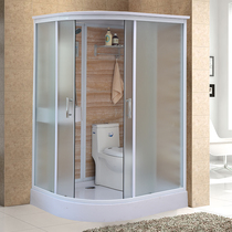 Integral shower room with toilet Integrated shower room Integral bathroom with toilet washbasin