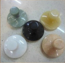 Natural pink crystal Mushroom head Massage Stone Facial facial beauty Topaz Mushroom head White jade Mushroom jade scraping