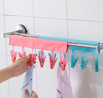 58) Business Travel Hanger Portable Hanger Portable Hanger Foldable Bathroom Hanger 6 Clips