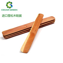  Factory direct sales fragrant cedar wood long shoehorn long handle wooden shoehorn pull lengthened shoehorn shoe lift shoe wear solid wood