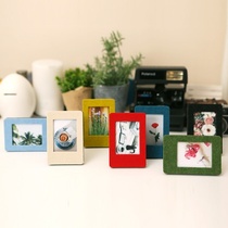  South Korea imported thehaki simple solid color felt desktop mini polaroid photo frame wall decoration photo frame