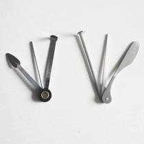 Pipe Stainless steel pipe knife Pipe three-in-one tool with pressure rod through needle scraper Pipe accessories